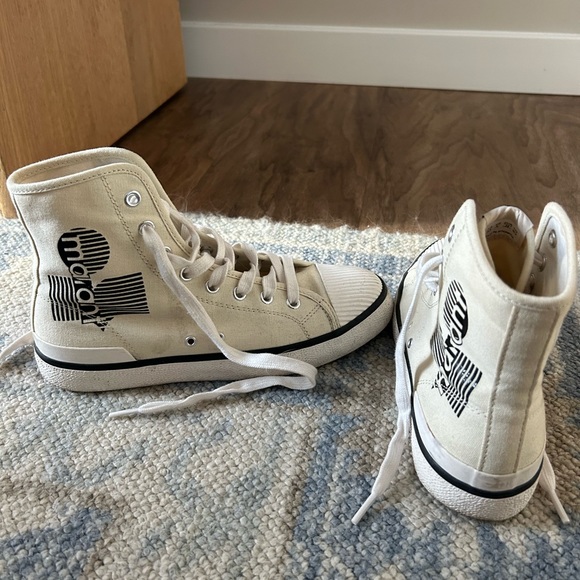 Isabel Marant Benkeen High-top Sneakers - Picture 1 of 4